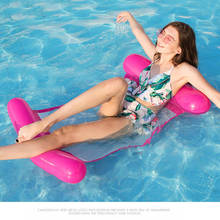 Boia de pvc inflável para natação e verão, cadeira flutuante para piscina, espreguiçadeira e cama de natação, flutuante, almofada para sofá 2024 - compre barato