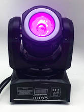 Светодиодный прожектор движущийся головной свет с 4 цветами с DMX волшебный круг для Свадебный церковный ночной клуб события огни 2024 - купить недорого