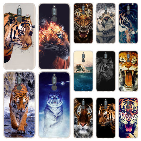Чехол для телефона Huawei Mate 10 20 30 Lite 20X 10 Pro Nova 4 3i Y5 Y6 Y7 Y9 2019 2018 2017 с изображением тигра 2022 - купить недорого