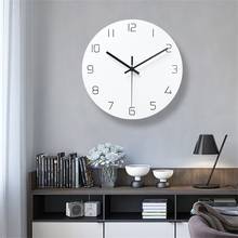 White Digital Wall Clock Modern Design Silent Nordic Large Wall Clocks For Living Room Home Decor PVC Hanging Watch horloge 2024 - buy cheap