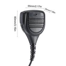 Водонепроницаемый динамик микрофон Microfono Ptt для Motorola Walkie Talkie Gp328 двухстороннее радио Pro5150 Gp338 Pg380 Gp680 Ht750 Gp340 N 2024 - купить недорого