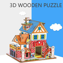 Quebra-cabeça 3d de madeira para crianças, kit de montagem, brinquedo educativo, 11 tipos de corte a laser, quebra-cabeça para casa, diy 2024 - compre barato