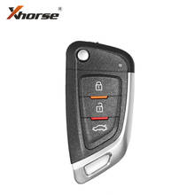 XHORSE XKKF02EN Wire Remote Car Key with 3 Buttons for VVDI Key Tool/VVDI2 10pcs/lot 2024 - buy cheap