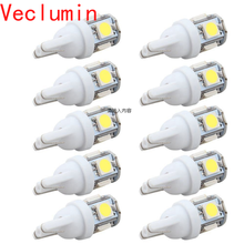 10PCS Led Car DC 12v Lampada Light T10 5050 Super White 194 168 w5w T10 Led Parking Bulb Auto Wedge Clearance Lamp 2024 - buy cheap