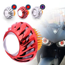 For Ducati HYPERMOTARD 821 939 SP 748 916 996 998 Motorcycle Headlight LED Projector Lens Single Halo Angel Devil Eye Spot Light 2024 - buy cheap