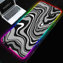 MRGBEST XXL Mouse Pad LED Lighting Backlight RGB Gaming Mouse Pad Wave Extreme Comfort Keyboard Computer Mat Custom 2024 - buy cheap