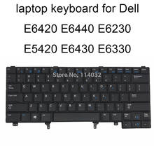 E6420 laptop keyboards for Dell latitude E6430 E6440 E6230 US English enter keycaps black pointer 0NVW27 CN-0NVW27 NSK-DV4UC new 2024 - buy cheap