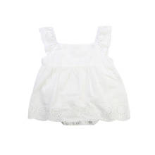 0-24M   Summer Infant Baby Girl Sleeveless Lace Romper Dress Bodysuit Clothes Outfit 2024 - buy cheap