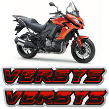 Buy Motorcycle Stickers For Kawasaki VERSYS 300 400 650 1000 X300 Tank Pad Adventure Side Panel Protector Fairing Decal Emblem Logo in the online store PFD at a price of 11.19