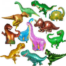 Balão de alumínio com tema de dinossauro, tiranossauro, brinquedo para crianças, decoração de festa de aniversário 2024 - compre barato