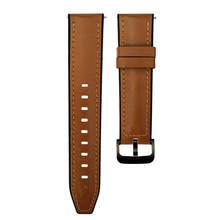 Pulseira de relógio de couro genuíno 22mm, pulseira para huawei gt gt2 46mm, substituições de pulseira para relógio honor magic watch masculina 2024 - compre barato