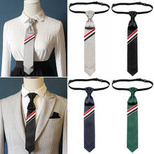 В английском стиле; В полоску из плотной ткани; Галстук-бабочка, мужские и женские солнцезащитные очки галстуки на свадьбу украшения мода полиэстер галстук-бабочка мужские галстуки Мода на каждый день 2024 - купить недорого