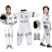 Childrens Party Astronaut Costume kids Rocket Space suit Astronaut Halloween Cosplay Costume Kids Role Play Carnival Purim Party 2024 - buy cheap
