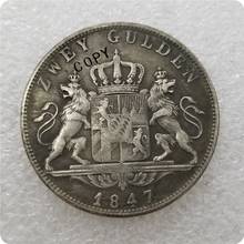 Type #2_1847 German states coin COPY commemorative coins-replica coins medal coins collectibles 2024 - buy cheap