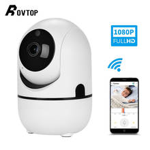 Rovtop HD 1080P облачная Беспроводная ip-камера, интеллектуальное автоматическое слежение за человеком, Домашняя безопасность, видеонаблюдение, CCTV сетевая камера с wifi 2024 - купить недорого