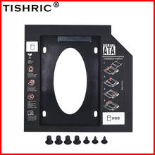 TISHRIC-carcasa de disco duro para ordenador portátil, carcasa de plástico para Hdd, Caddy, SSD 2,5, Bahía óptica de CD-ROM, DVD-ROM 2024 - compra barato