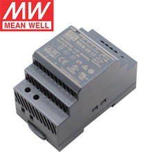 Mean Well-fuente de alimentación de carril DIN, HDR-60-24 de 24V, 2.5A, 60W, alta calidad, CA/CC, 60W, ultradelgado 2024 - compra barato