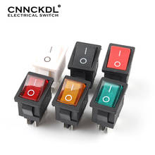 5 PCS/LOT KCD1 4 Pin 21*15mm ON-OFF Boat Car Rocker Switch 6A/250V AC 10A/125V AC With Red Blue Green Yellow Light Switch 2024 - buy cheap