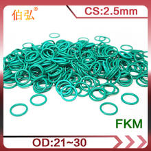Fluororubber O-Ring 5PCS/lot FKM Sealing CS 2.5mm OD21/22/23/24/25/26/27/28/29/30mm O-Ring Seal Gasket Ring 2024 - buy cheap