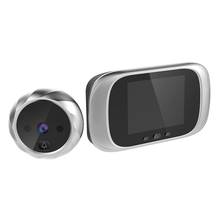 2,8 дюймовый ЖК-дисплей Электронный дверной глазок домашняя камера безопасности зритель с длительной стойкой фотографией дверной глаз ночного видения цифровой дверной звонок 2024 - купить недорого