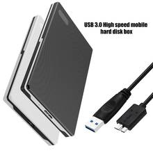 Estojo hdd 2.5 polegadas, usb 3.0, ultra fino, caixa rígida ssd sata, gabinete de alta velocidade, caixa rígida móvel de alta velocidade 2024 - compre barato