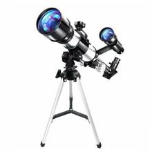 Refraction Telescope With Portable Tripod Monocular Telescopio Space Observation Scope Outdoor Christmas Gifts Children 2024 - buy cheap