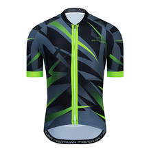 KEYIYUAN 2022 Summer Men Cycling Jersey Bike Downhill Breathable Quick-drying Reflective Shirt Short Sleeve MTB Jersey Ciclismo 2024 - buy cheap