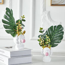 Vaso de flores para meninas, vaso de flores em vinil com bolhas suculentas para decoração da casa da mesa, vaso de flores em vários estilos 2 2024 - compre barato