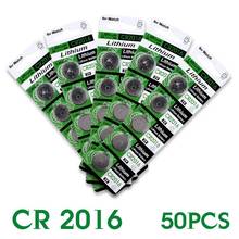 YCDC 2016 Hot selling 50 Pcs 3V Lithium Coin Cells Button Battery DL2016 KCR2016 CR2016 LM2016 BR2016 EE6278 52% off 2024 - buy cheap