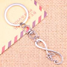 New Fashion Keychain 39x15mm infinity love connector Pendants DIY Men Jewelry Car Key Chain Ring Holder Souvenir For Gift 2024 - buy cheap