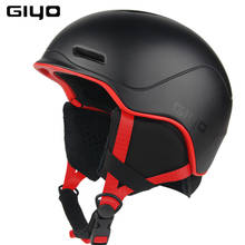 Шлем GIYO для катания на коньках для мужчин и женщин, для зимних видов спорта на открытом воздухе, защитный шлем светильник легкие противоударные снежные шлемы, цельнолитой велосипедный шлем 2024 - купить недорого
