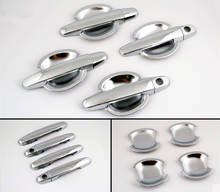 Chrome Car Door Handle Cover + Cup Bowl combo For Toyota Yaris Vios 2006 2007 2008 2009 2010 Toyota Corolla 2003 - 2013 2024 - buy cheap