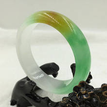 0148 Chinese Natural Beautiful Green jade Nephrite Bangle Bracelet 2024 - buy cheap