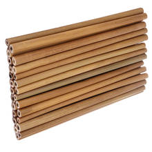 30Pack Natural Bamboo Drinking Straws - Eco-Friendly, Reusable 2024 - buy cheap
