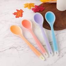 Food Grade Silicone Long-handled Rice Soup Spoon Kitchen Silicone Nonstick Serving Spoon Cooking Spoon Flatware Utensils 2024 - buy cheap