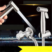 Stainless Steel Handheld Toilet Bidet Sprayer for 2CM Port Bathroom Cleaning Tools for Feminine Wash Baby Washer Bathing Pet 2024 - buy cheap