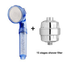 EHEH New Arrival 3 Function Round SPA shower head High Pressure Saving water Bathroom Anion Filter Shower Nozzle+shower Filter 2024 - buy cheap