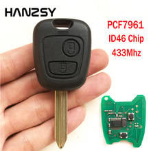 2 buttons 433Mhz Car Key For Citroen Saxo Xsara Picasso Berlingo Replaceable Remote Key shell Case With ID46 Chip Uncut blade 2024 - buy cheap