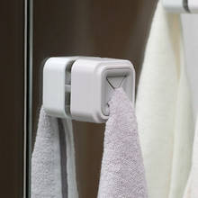 Suporte de toalha para parede, organizador de toalhas, armazenamento de toalhas de banheiro e cozinha, clipe para pano, 1 peça 2024 - compre barato