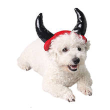 Dogs Halloween Pet Costume Pet Devil Horn for Pet Holiday Cosplay Party Cute Funny Pet Costume for Cats and Small Dogs 2024 - buy cheap