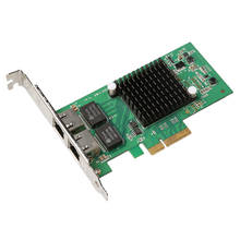 Tarjeta Lan de servidor Intel I350 PCIe 4x, adaptador de red Gigabit, tarjeta Lan de 10/100/1000Mbps para PC de escritorio 2024 - compra barato