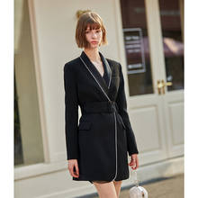 Dress Women Sleeve 2020 New Arrival Autumn Winter Suit Jacket Long Blazer Coat Office Ladies Runway Outerwear Female 2024 - buy cheap