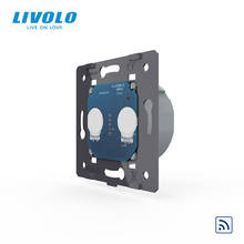Выключатель дистанционный Livolo со стеклянной панелью, 220 ~ 250 В переменного тока 2024 - купить недорого