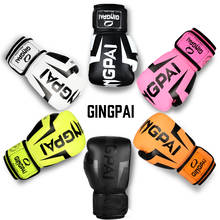 6oz 10oz 12oz Men women Boxing Gloves breathable fitness Punch bag glove kick boxing MMA glove Muay Thai kicking mitts Protecto 2024 - buy cheap