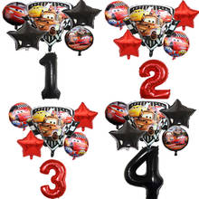 Juego de 6 unids/set de globos de feliz cumpleaños, decoraciones de fiesta de papel de aluminio de 18 pulgadas, suministros para Baby Shower, juguetes para niños 2024 - compra barato