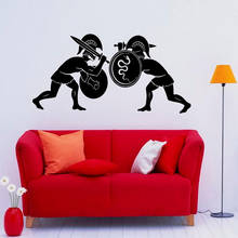 Gladiators Wall Decal Vinyl Stickers Arena Warriors Wall Sticker Removable Art Decal Interior Bedroom Home Decor Poster C296 2024 - buy cheap