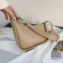 Grande alça de ombro crossbody sacos para as mulheres simples bolsa de ombro feminino bolsa mensageiro designer de couro do vintage novo 2024 - compre barato