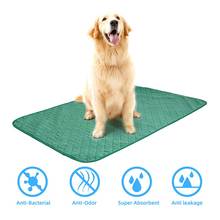 Reusable Waterproof Dog Bed Mats Bamboo Charcoal Fiber Pet Urine Pad Deodorization Dog Diapers For Dogs Farrow Pee Training 2024 - buy cheap