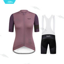 2021 conjunto de camisa de ciclismo feminino verão mountain bike roupas equipe ciclismo roupas anti-uv ropa maillot ciclismo 2024 - compre barato