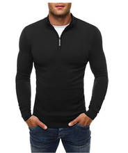 MRMT 2022 Brand New Men's Sweatshirts Leisure Zipper Fashion Solid Color Pullover for Male High-collar Sweater Sweatshirt 2024 - buy cheap